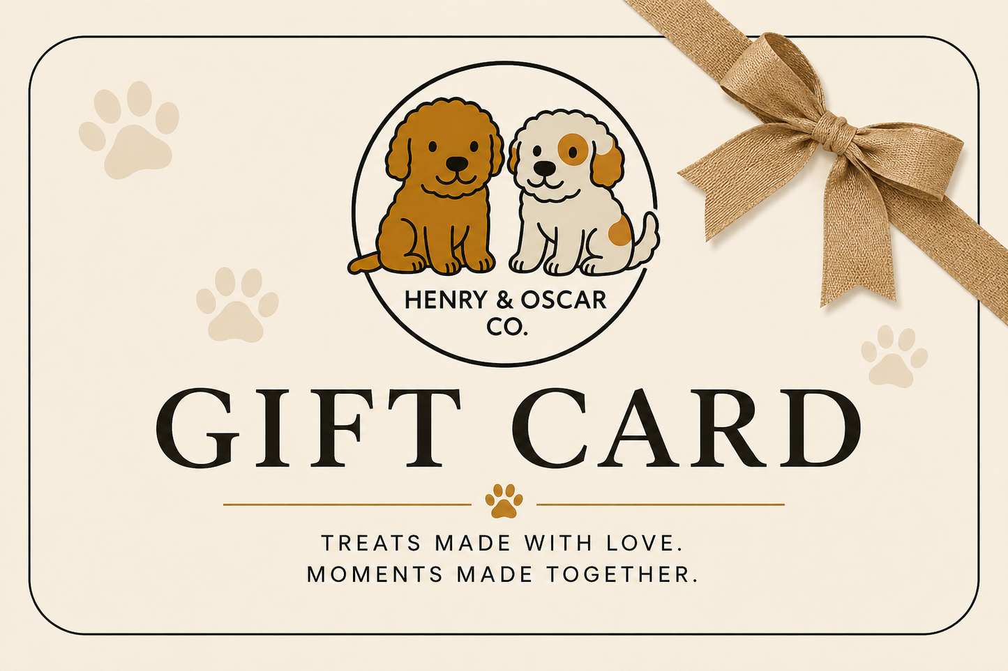 Henry & Oscar Co Gift Card